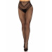 Leg Avenue | Чулки Leg Avenue Crotchless Net Tights with Heart Backseam Black One Size. Цена 929 грн. Фото: 4