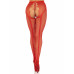 Leg Avenue | Чулки Leg Avenue Crotchless Net Tights with Heart Backseam Red One Size. Цена 755 грн. Фото: 4