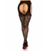 Leg Avenue | Чулки Leg Avenue Eyelet lace suspender hose Black One Size. Ціна 929 грн. Фото: 2