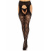 Leg Avenue | Чулки Leg Avenue Eyelet lace suspender hose Black One Size. Ціна 929 грн. Фото: 4