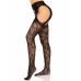 Leg Avenue | Чулки Leg Avenue Eyelet lace suspender hose Black One Size. Ціна 929 грн. Фото: 1