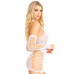 Leg Avenue | Мини-платье Leg Avenue Mini dress and matching gloves White One Size. Цена 1 389 грн. Фото: 1