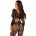Leg Avenue | Комплект Leg Avenue Crop top & footless tights Black One Size. Ціна 1389 грн. Фото: 1
