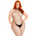 Leg Avenue | Бодистокинг Leg Avenue Racer neck bodystocking Black Queen Size. Цена 959 грн. Фото: 2
