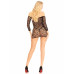 Leg Avenue | Платье-сетка с сердечками Leg Avenue Heart net mini dress Black, завязки, открытые плечи, One Size. Цена 1 257 грн. Фото: 4