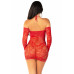 Leg Avenue | Платье Leg Avenue Seamless Off The Shoulder Mini Dress One Size, Red. Цена 1 069 грн. Фото: 2