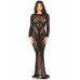Leg Avenue | Платье Leg Avenue Lace and Net Bodycon Gown One Size, Black. Цена 2 599 грн. Фото: 1