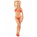Leg Avenue | Комплект Leg Avenue Open Cup Bra and Pearl String One Size, Red. Цена 1 529 грн. Фото: 3
