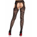 Leg Avenue | Колготки Leg Avenue Cross Hatch Floral Lace Suspender Hose One Size. Цена 730 грн. Фото: 3