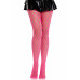 Leg Avenue | Колготки Leg Avenue Eyelet Net Tights Neon Pink One Size. Цена 499 грн. Фото: 2