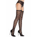 Leg Avenue | Колготки-чулки Leg Avenue Heart Garterbelt Stockings One Size Black. Цена 1 229 грн. Фото: 3