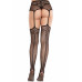 Leg Avenue | Колготки-чулки Leg Avenue Backseam Net Stockings with Garter Belt One Size Black. Цена 699 грн. Фото: 4