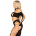 Leg Avenue | Комплект Leg Avenue Seamless Cut-Out Crop Top and Legging One Size Black. Ціна 1429 грн. Фото: 2