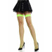 Leg Avenue | Чулки в крупную сетку Leg Avenue Fence Net Thigh Highs Neon Green, one size. Цена 369 грн. Фото: 2