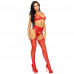 Leg Avenue | Женский комплект нижнего белья со стразами Leg Avenue, 3 предмета, красный. Цена 1 850 грн. Фото: 1