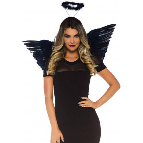 Leg Avenue | Комплект аксессуаров ангела Leg Avenue, OS, черный. Цена: 1 250 грн