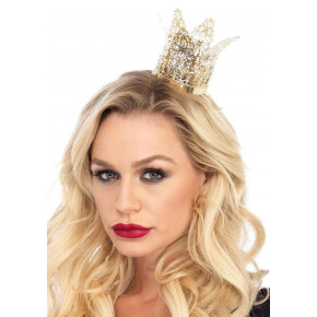 Leg Avenue | Корона мініатюрна Leg Avenue золотиста Filigree crown. Ціна: 595 грн