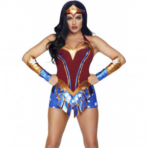 Leg Avenue | Костюм супер героини Leg Avenue, M, Heart Stopping Hero. Цена: 3 250 грн