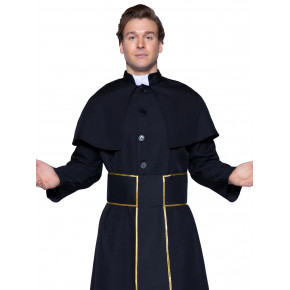 Leg Avenue | Костюм католического священника Leg Avenue Priest 2 предмета, черный, M/L. Цена: 4 399 грн
