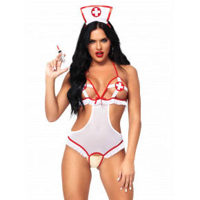 Leg Avenue | Костюм сексуальної медсестри One Size Naughty Nurse Roleplay Lingerie Set від Leg Avenue. Ціна: 1839 грн