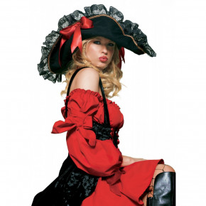 Leg Avenue | Костюм сексуальної піратки Leg Avenue Vixen Pirate Wench, 1 предмет, розмір L. Ціна: 3999 грн