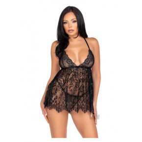 Leg Avenue | Кружевной боди и стринги Leg Avenue, черный. Цена: 1 836 грн