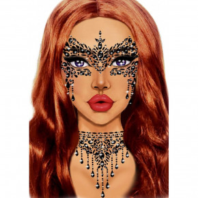 Leg Avenue | Маскарадна наклейка з коштовностями Leg Avenue Masquerade face jewels sticker O / S. Ціна: 1013 грн