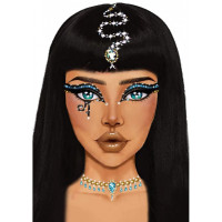 Leg Avenue | Наклейка з коштовностями Leg Avenue Клеопатри Cleopatra face jewels sticker O / S. Ціна 1056 грн