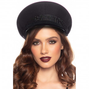 Leg Avenue | Офіцерський капелюх Festival Officer Hat від Rhinestone Leg Avenue, чорний. Ціна: 2299 грн