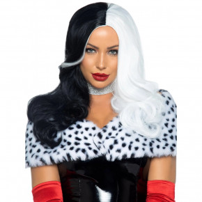 Leg Avenue | Перука чорно-білий Leg Avenue Leg Avenue Cruella, розмір O / S, Довжина 64 см. Ціна: 2250 грн