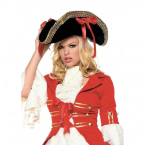 Leg Avenue | Піратська капелюх Pirate Hat with Gold Trim від Leg Avenue, чорна. Ціна: 1650 грн