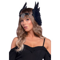  | Leg Avenue Feather headband Black. Ціна 1079 грн