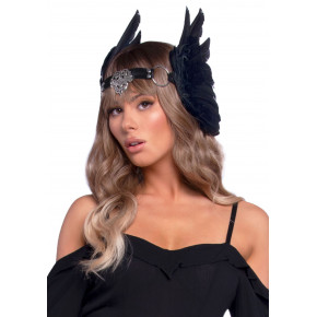 Leg Avenue | Leg Avenue Feather headband Black. Ціна: 849 грн