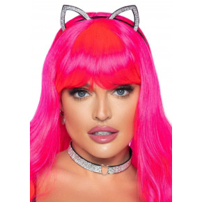 Leg Avenue | Leg Avenue Cat ear headband and choker Silver. Цена: 659 грн
