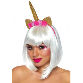 Leg Avenue | Leg Avenue Golden unicorn flower headband. Ціна: 549 грн