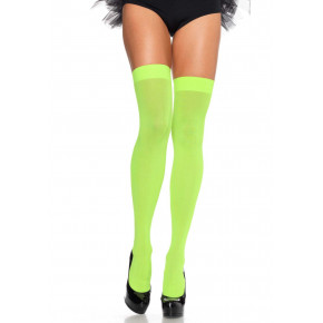 Leg Avenue | Leg Avenue Opaque Nylon Thigh Highs OS Neon Green. Ціна: 289 грн
