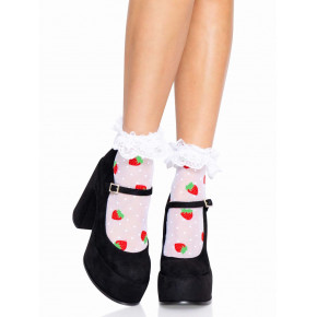 Leg Avenue | Leg Avenue Strawberry ruffle top anklets. Ціна: 499 грн