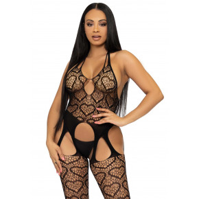 Leg Avenue | Leg Avenue Net suspender bodystocking Black O/S. Ціна: 1223 грн