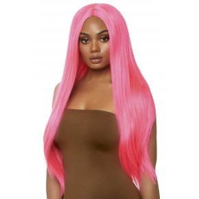 Leg Avenue | Leg Avenue Long straight center part wig neon pink. Ціна: 1478 грн