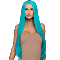 Leg Avenue Long straight center part wig turquoise Leg Avenue Long straight center part wig turquoise