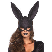 Leg Avenue | Leg Avenue Glitter masquerade rabbit mask Black. Ціна 499 грн