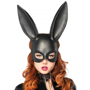 Leg Avenue | Маска кролика Leg Avenue Masquerade Rabbit Mask Black, длинные ушки, на резинке. Ціна: 359 грн