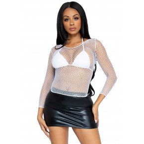 Leg Avenue | Топ Leg Avenue Long Sleeves T-Shirts White One Size. Цена: 849 грн