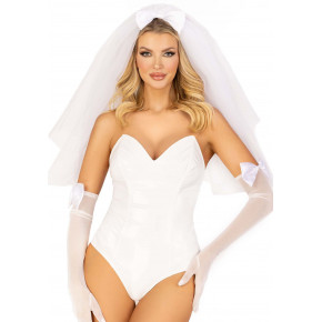Leg Avenue | Эротический костюм невесты Leg Avenue Tiered bridal veil O/S. Цена: 781 грн