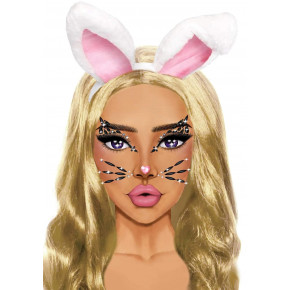 Leg Avenue | Стрази у вигляді маски кошеня Animal Rhinestone Stick-On Jewels. Ціна: 675 грн