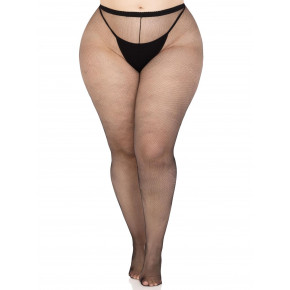 Leg Avenue | Чулки Leg Avenue Spandex micro net tights Black 1X/2X. Цена: 589 грн