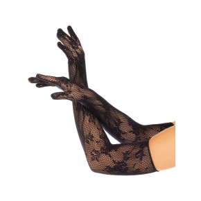 Leg Avenue | Митенки Leg Avenue Lace Opera Length Gloves Black. Цена: 526 грн