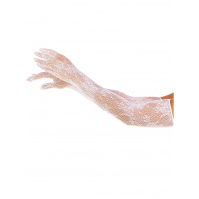 Leg Avenue | Митенки Leg Avenue Lace Opera Length Gloves White. Цена: 619 грн