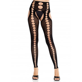Leg Avenue | Колготки Leg Avenue Seamless Opaque Footless Suspender Hose One Size Black. Ціна: 649 грн