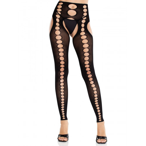 Leg Avenue | Колготки Leg Avenue Seamless Opaque Footless Suspender Hose One Size Black. Цена 649 грн Leg Avenue | Колготки Leg Avenue Seamless Opaque Footless Suspender Hose One Size Black. Цена 649 грн